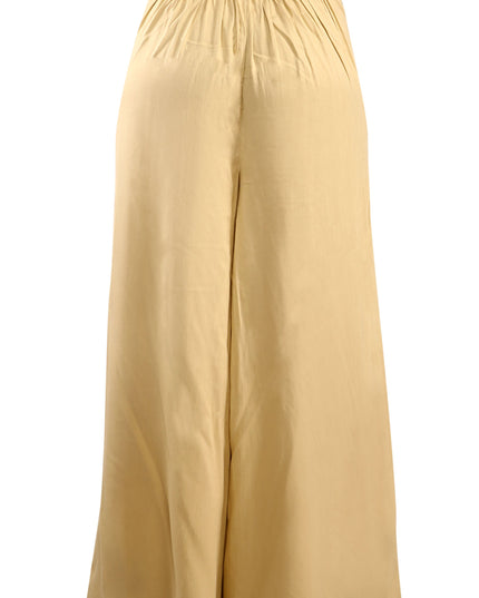 Elegant Beige Rayon Palazzo Pants Canada