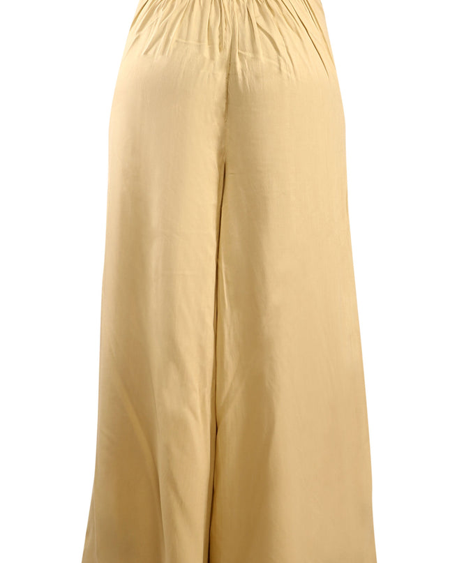 Elegant Beige Rayon Palazzo Pants Canada