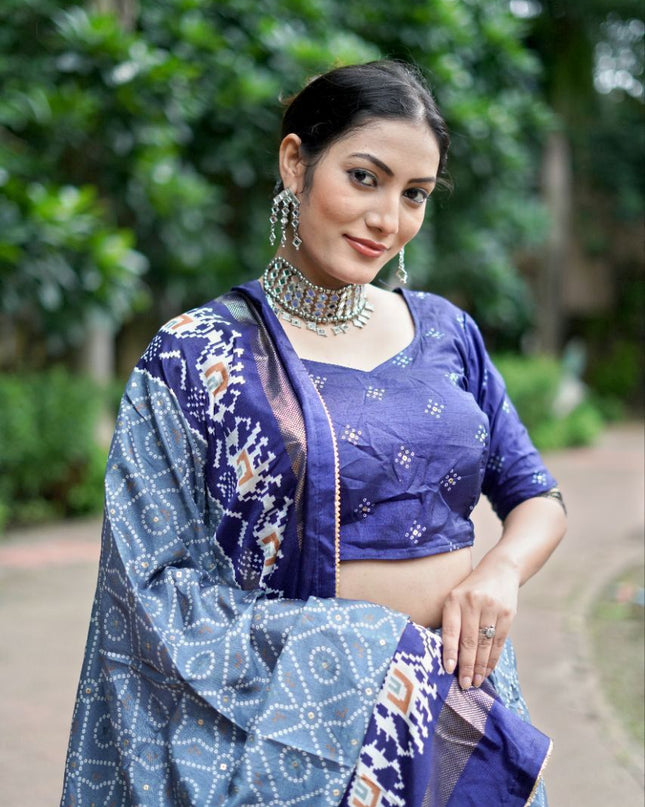 Fashion Dream Women Silver Heavy DOLA Silk Lehenga