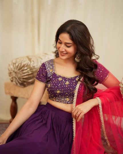 Fashion Dream Women Mustard Tasar Silk Lehenga