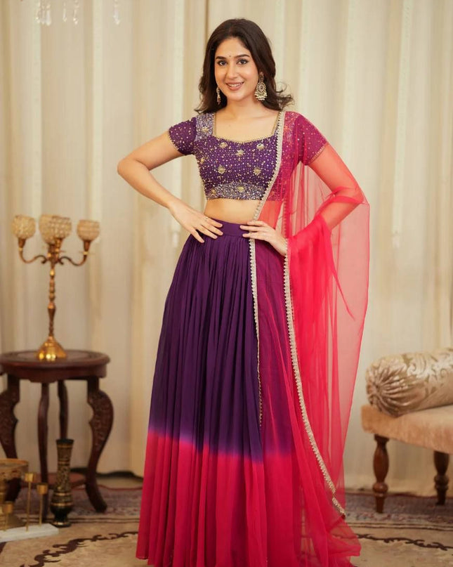 Fashion Dream Women Mustard Tasar Silk Lehenga