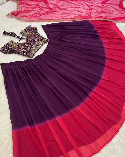 Fashion Dream Women Mustard Tasar Silk Lehenga
