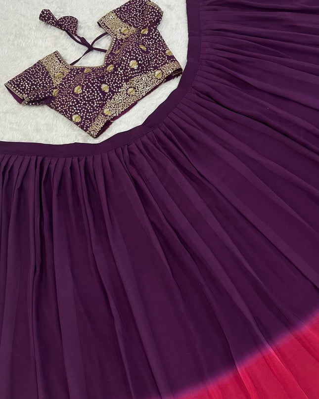 Fashion Dream Women Mustard Tasar Silk Lehenga