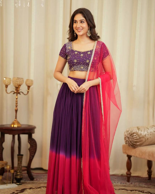 Fashion Dream Women Mustard Tasar Silk Lehenga