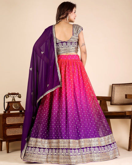 Fashion Dream Women Multi Faux Georgette Lehenga