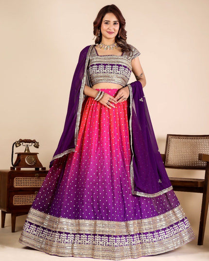 Fashion Dream Women Multi Faux Georgette Lehenga