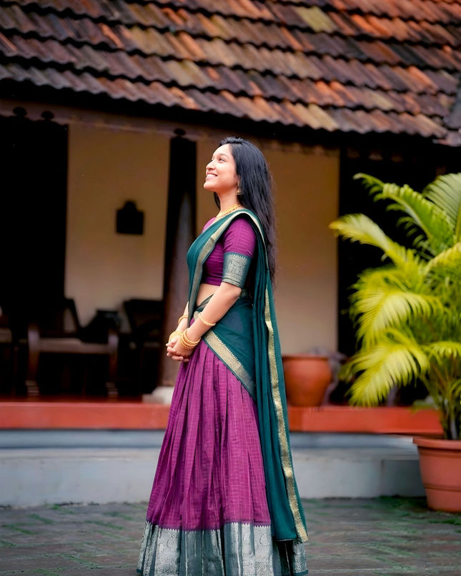 Fashion Dream Women Pink Dola Chex Lehenga