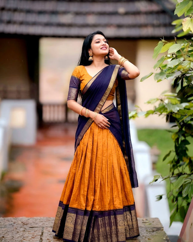 Fashion Dream Women Mustrad Dola Chex Lehenga