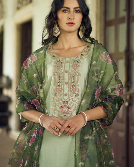 Fashion Dream WOMEN PISTA Viscose Rayon Designer Readymade Suit