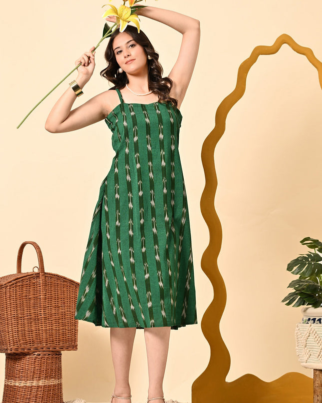 Handloom Ikat Jacket Dress Online Canada