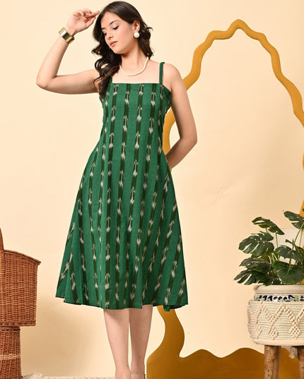 Handloom Ikat Jacket Dress Online Canada