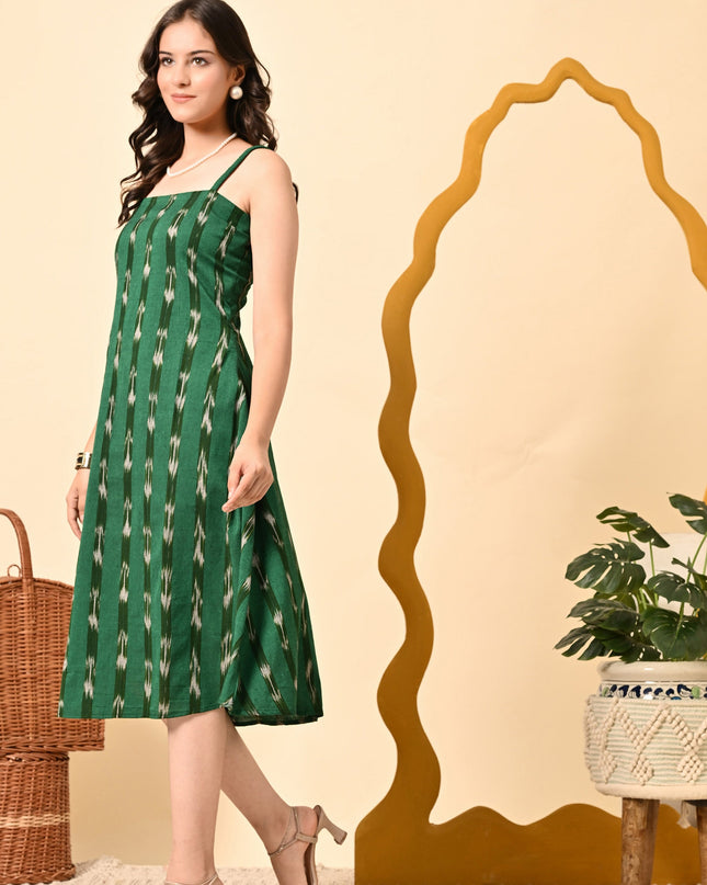 Handloom Ikat Jacket Dress Online Canada