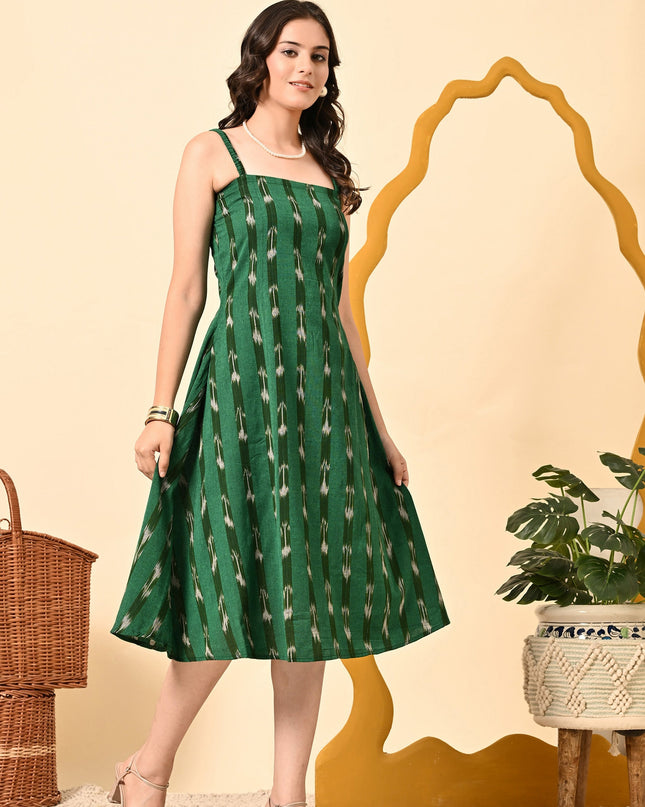 Handloom Ikat Jacket Dress Online Canada