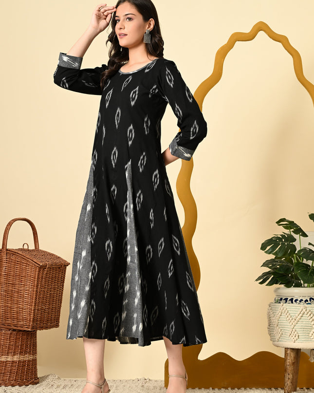 Stylish Ikat Kali Dress Online Canada
