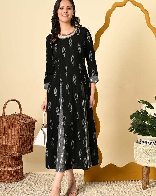 Stylish Ikat Kali Dress Online Canada