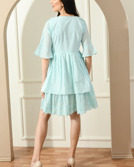 Stylish Hakoba Embroidered Dress Online