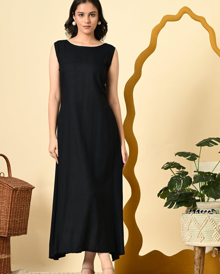 Palmgrove Black Jacket Dress for Women