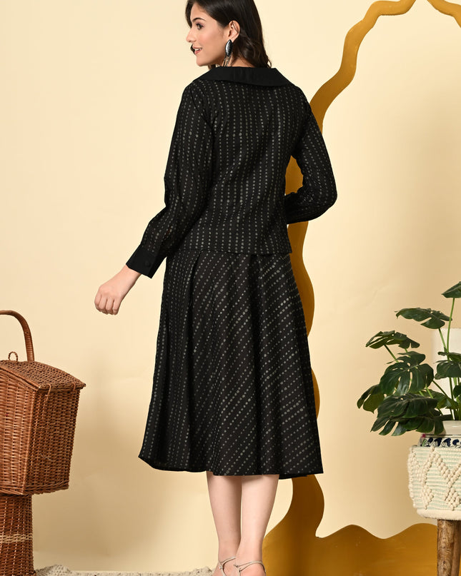 Buy Black Polka Dot Jacket Dress Canada