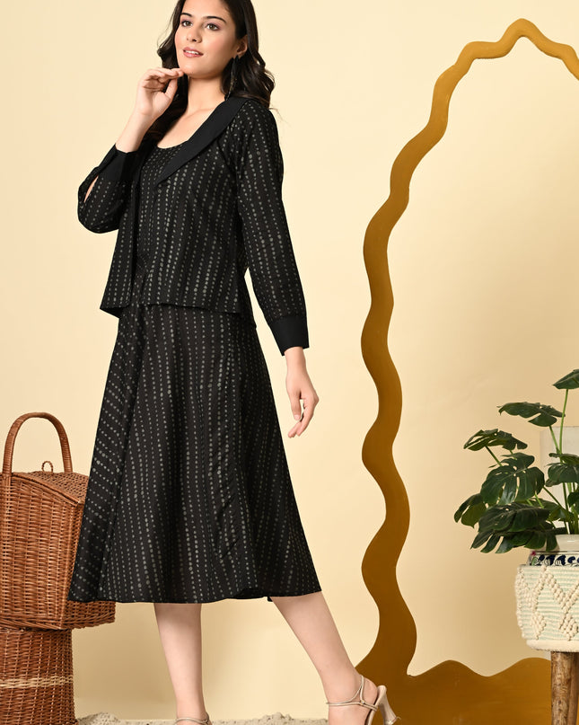 Buy Black Polka Dot Jacket Dress Canada