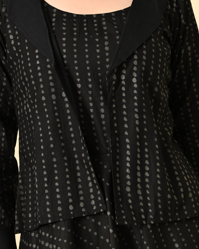 Buy Black Polka Dot Jacket Dress Canada