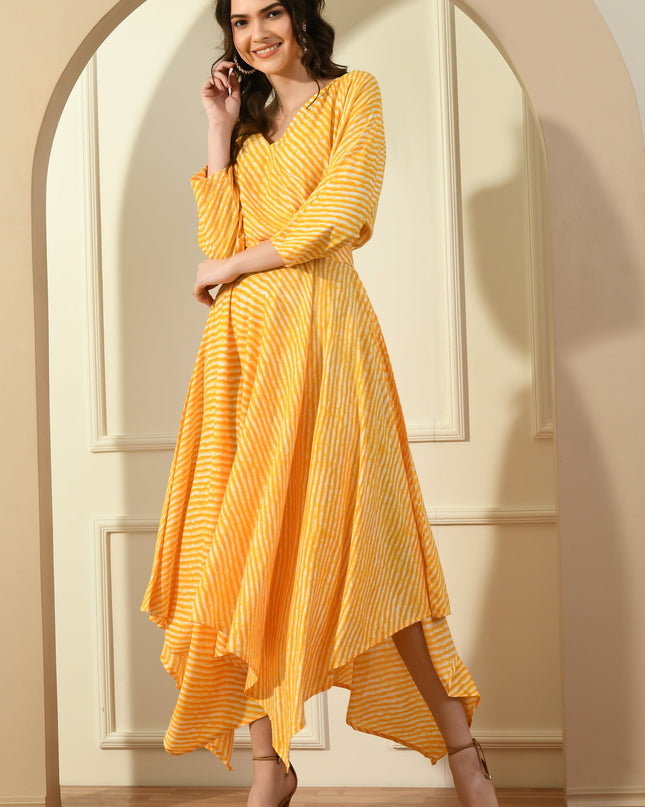 Stylish Leheria Asymmetrical Dress