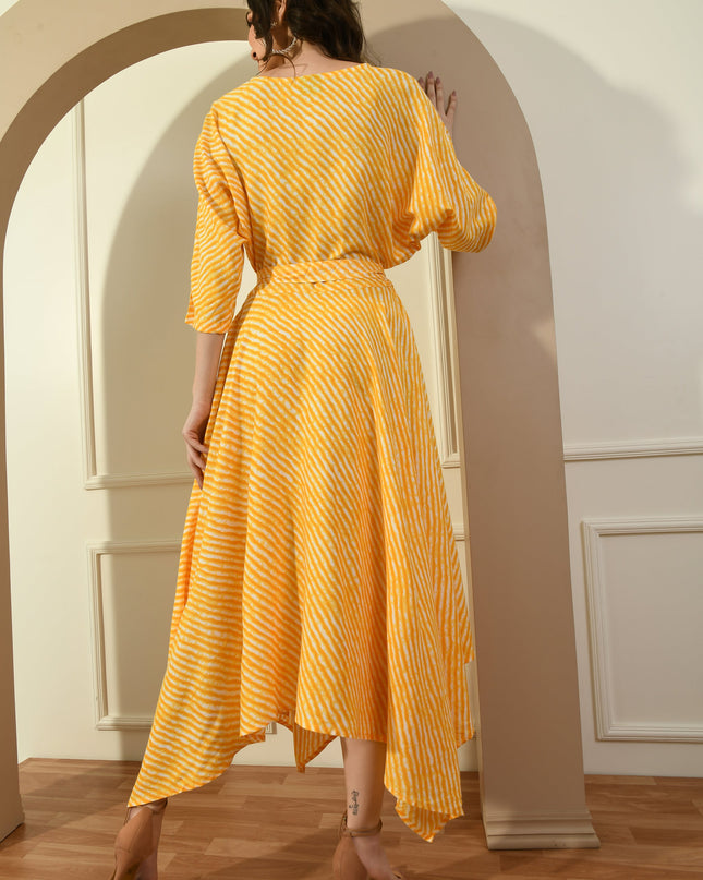 Stylish Leheria Asymmetrical Dress
