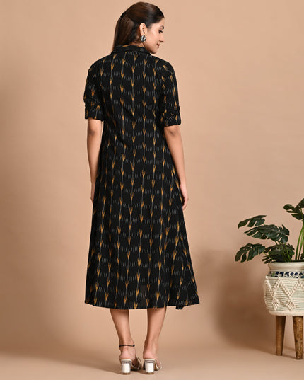 Handloom Ikat Jacket Dress Online Canada