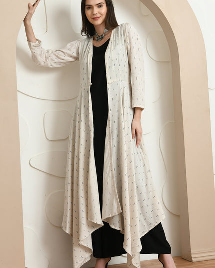 Kali Jacket Palazzo Set for Women Black