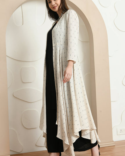 Kali Jacket Palazzo Set for Women Black