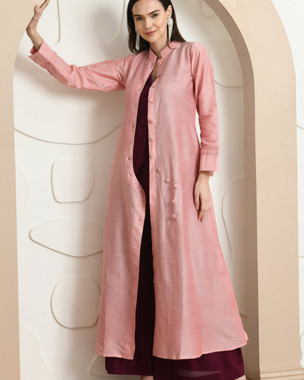 LIGHT PINK JACKET CO-ORD SET