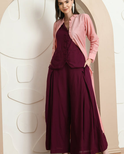LIGHT PINK JACKET CO-ORD SET