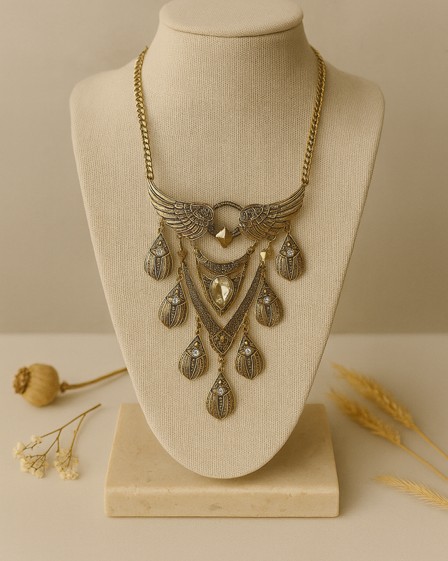 Antique Statement Choker Necklace