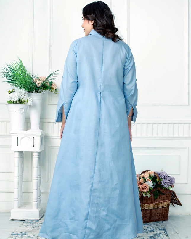 Sky Blue Zig Zag Coord Set Canada