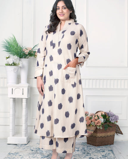 Elegant Ikat Cotton Coord Set in Canada