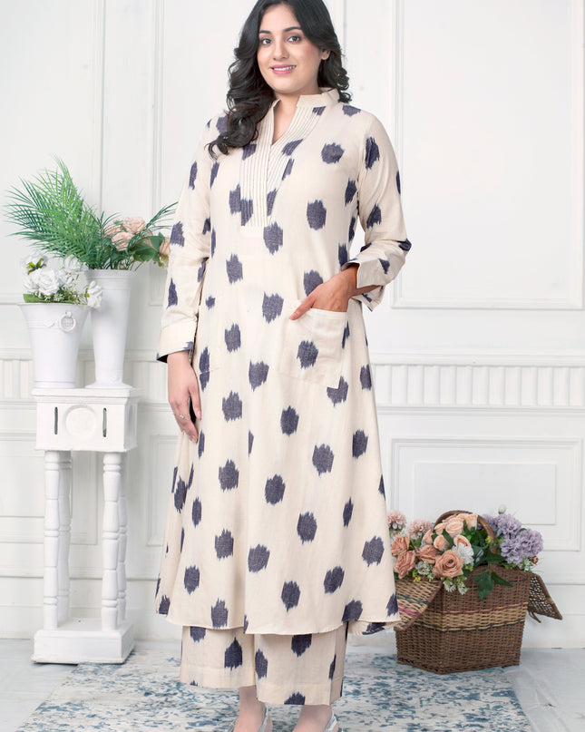 Elegant Ikat Cotton Coord Set in Canada