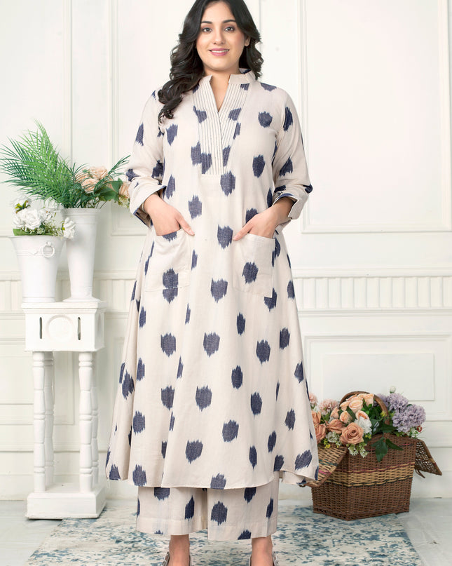 Elegant Ikat Cotton Coord Set in Canada