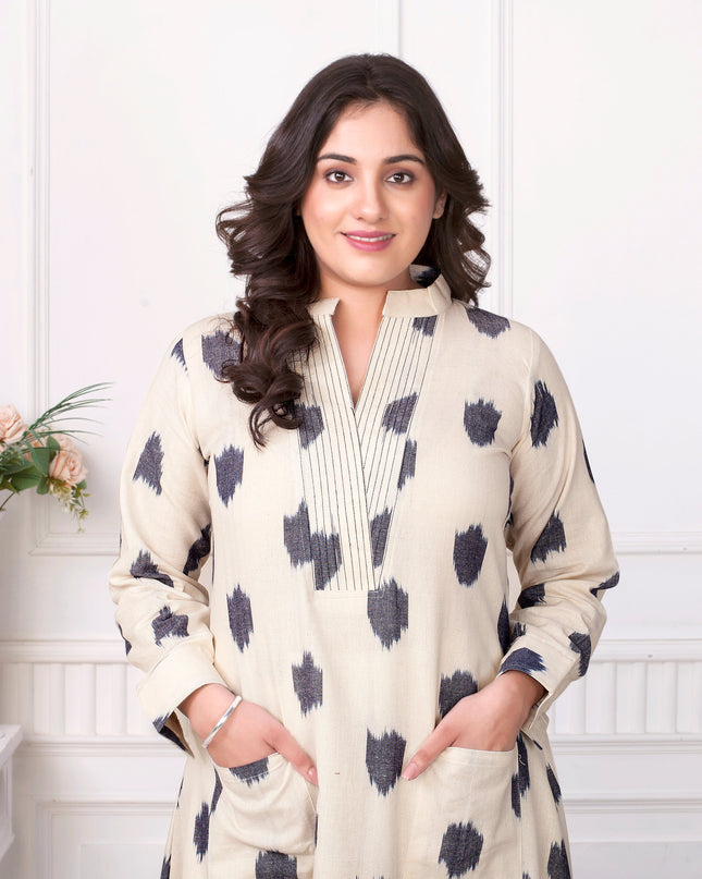 Elegant Ikat Cotton Coord Set in Canada
