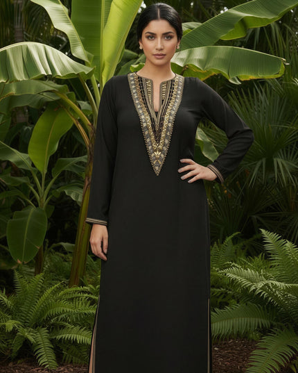 ISHANI HANDWORK YOKE KAFTAN