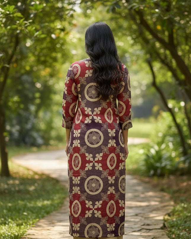 PINK GOTTA PATTI TOKE WITH AMARA PATCHWORK PRINT KURTA SET