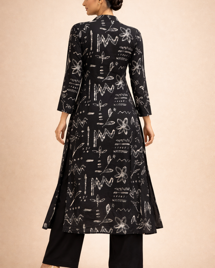 MIDNIGHT MUSE PURE COTTON KURTA
