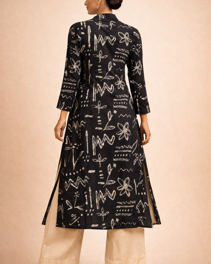 MIDNIGHT MUSE PURE COTTON KURTA